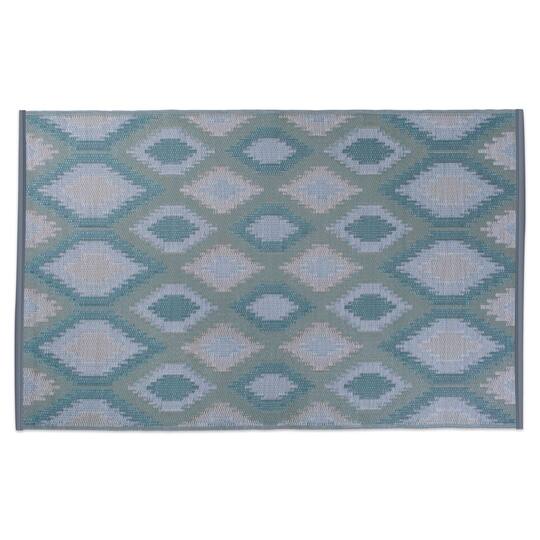 DII® Green Ikat Outdoor Rug, 4ft. x 6ft.